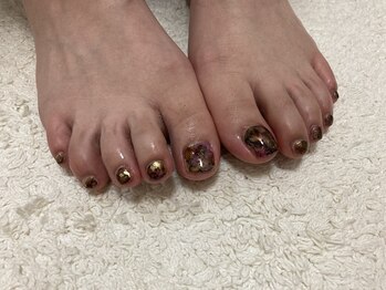 シーネイル(c' nail)/水彩滲み nail