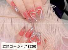 ニコ 上野店(Niko)/パール×ツイードネイル/韓国「