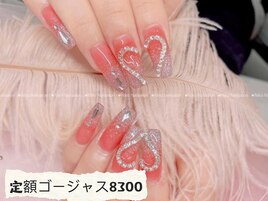 パール×ツイードネイル/韓国「