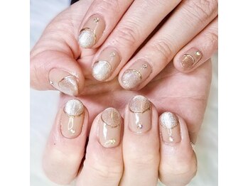 はあとねいる 宇都宮御幸ヶ原店/【店舗限定】大人ベージュネイル