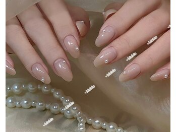 モモネイル(MOMO nail)/ヌーディー，大人，オフィス