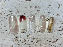 アウロラ 代々木上原(AURORA)/秋ニュアンスネイルインクネイル