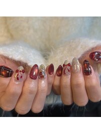 クリスマスネイル