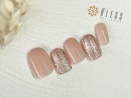 マグネット×ラメ