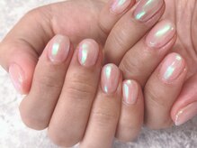 プティットスリール 西尾店(Petit Sourire)/【ミラーネイル】ヴェールミラー