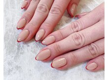 ネイルサロン ティフィン(tiffin)/～赤フレンチ～