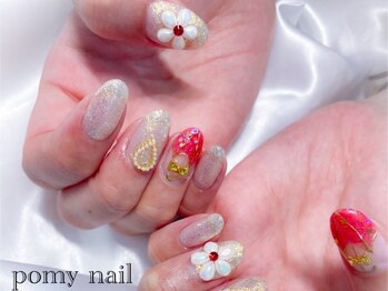 ポミーネイル 渋谷店(Pomy nail)/フラワーネイル