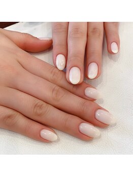 ハーティーネイル hearty nail 溝の口店/ホワイトネイル