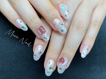 メルシー(Merci)/人気のキラキラワンホンネイル