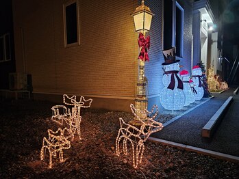 尾田整骨院/横からのイルミネーション☆