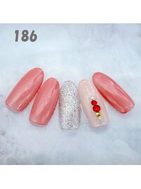 ハンドネイル：No.186
