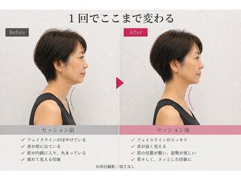 ライフ ピラティス スタジオ(LIFE Pilates Studio)/姿勢が変わると顔の印象も変わる
