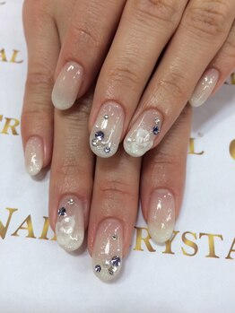 クリスタルネイル ゆめタウン博多店(CRYSTAL NAIL)/ラメグラデーションネイル