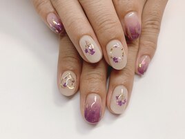 押し花バイオレット☆