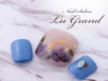 ルグラン(LU GRAND)/インクフラワーネイル 