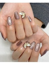 ネイルアート ジマー/蝶々マグネットコース¥8880