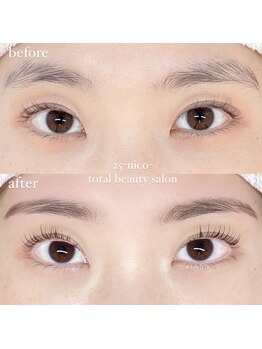 ニコ(25nico)/''似合わせ''まつ毛と眉デザイン