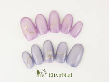 エリクサーネイル 神田(Elixir Nail)/シンプル/クーポン使用