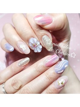 ルシェリア(Le’Cherien)の写真/【高技術×豊富なカラー＆パーツ】NOとは言いません！ご希望のデザインがあればぜひご相談ください♪