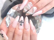 ファー ネイル 八丁堀(Faa)の雰囲気（旬なパーツ豊富◎マグネット/emenaフラッシュ/クロム/リボン）