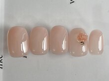 ジェミーネイル エビス(Jemiy nail ebisu)/薔薇ピンクベージュ6000yen