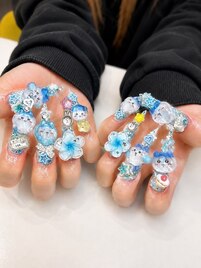 【ボンボンシールネイル】
