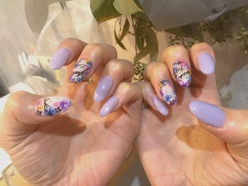 アンバー(Amber)/手書きフラワー☆