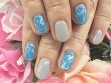 ディーネイル 京橋(D-nail)/立和名/オシャレ大理石ネイル