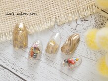 ネイルサロン ソウ 心斎橋店(Nail Salon Sou)/シェル×mirror