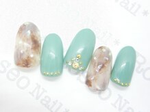 ネイルサロン ロゼオ(Nail salon Roseo)/■渋谷>7990円/白べっこう