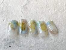 アイネイルズ 梅田店(I nails)/カラフルニュアンスインク¥9200