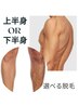 【男性脱毛】上半身or下半身【顔・VIOなし】