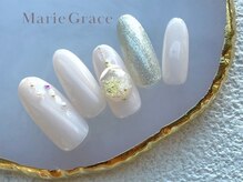 マリグレース 自由が丘(MarieGrace)/冬のオーナメントネイル