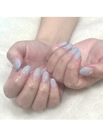 夏色グラデーションネイル