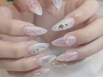 モカ 心斎橋(moca by Lee)/【Aina】ピンクy2kネイル