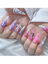 《スカルプ》パープルピンク