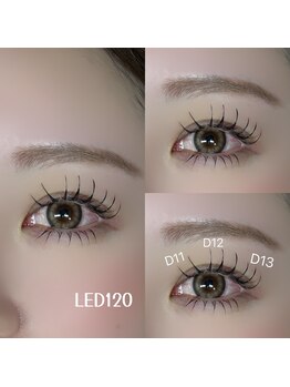 アスピーアイラッシュ(Aspii eyelash)の写真/【黄金比デザイン×持続力】を叶えるならLEDエクステ！圧倒的持続力で美しい理想の目元を長くキープ☆