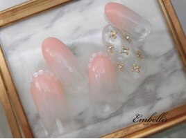 (1308)ストーン散らしネイル