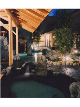 ラタム 極楽湯女池店(LATAM)/露天風呂