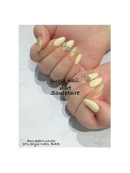 エムズスタイル ネイルバー(M's Style NAIL BAR)/guest nail