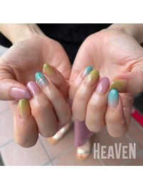 パステルカラーネイル