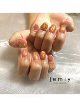 ジェミー(jemiy)/オーロラ×ビジューパーツ2本