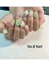 ナンバーエイトネイル(No.8 Nail)/グリーン×お菓子☆