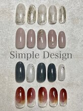 ノンノガーデン フォーネイル 札幌大通店(non-no garden for nail)/3月シンプルデザイン