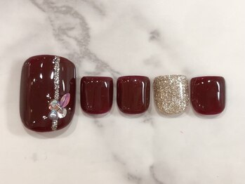 ネイルサロン ラブリーズ 相模大野店(NAIL SALON LOVELLY'S)/定額フット ¥7800