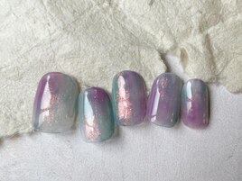 ニュアンスオーロラ紫¥7700