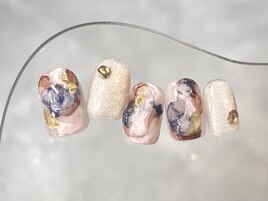 春色ニュアンスネイル