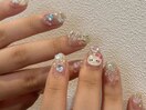 宝石ネイル