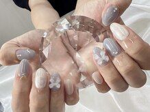 ビジューネイルズ 西川口店(bijou nails)/リボンシンプルネイル