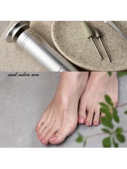 ネイルサロン ソウ 心斎橋店(Nail Salon Sou)の写真/【満足度◎】巻き爪ケア+ワンカラーネイル可能♪お悩みに合わせたメニュー/角質ケアメニューも充実◎